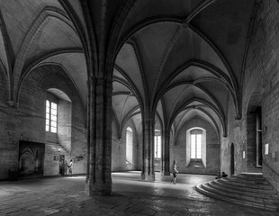 Obraz premium Empty Abbey Halls