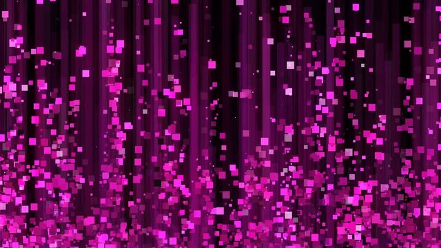 Many digital lines in space - abstraction of data communication, computer generated background, 3D rendering