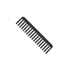 Comb icon. Vector illustration, flat design.