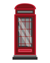 Obraz premium london telephone box classic design