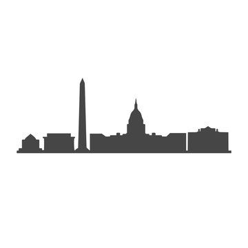 recommend clip art: Banner of Washington D.C., Washington icon