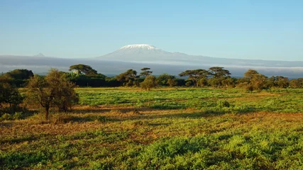 Papier Peint photo autocollant Kilimandjaro kilimanjaro and kenyan landscape