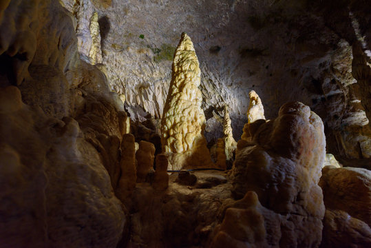 flowstone cave stalactite 