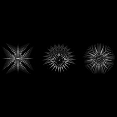 Fototapeta premium The cosmic object is a geometric fractal