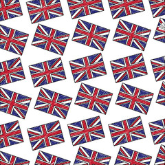 flag of great britain pattern