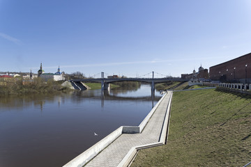 Bridge over the Dnieper. Smolensk, Russia.