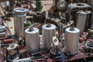 removed old television set