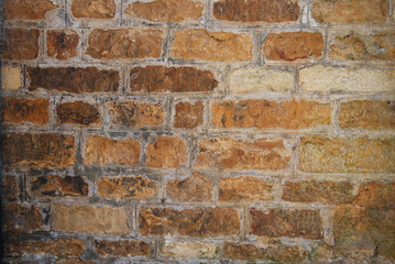 Natural stone brick wall texture for background
