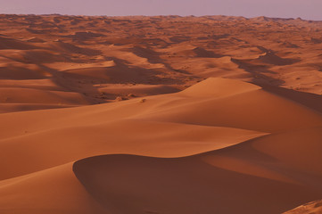 Fototapeta na wymiar Maranjab Desert in Iran