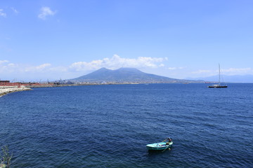 Obraz premium Panorama soleggiato Napoli - Napoli, Italia