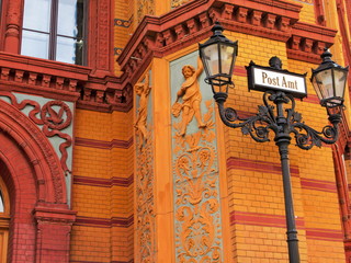 Naklejka premium Berlin, Altes Postamt Detail