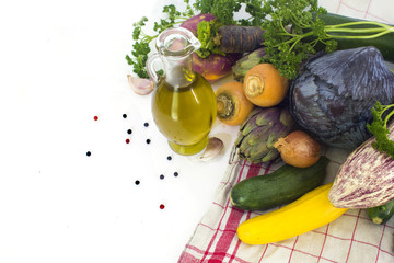 Fresh spring vegetables