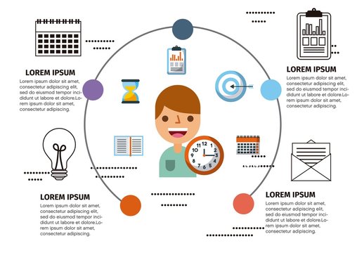 Project Management Infographic Layout