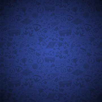 Football, Soccer seamless pattern vector with shadow