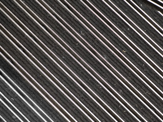 Obraz premium pattern of geometric metal floor