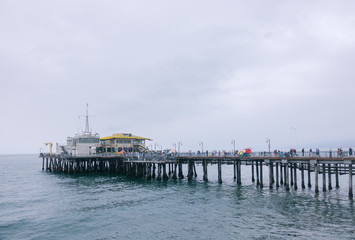 Obraz premium Santa Monica Pier