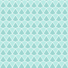 Abstract Blue Geometric Pattern. Vector Seamless Background.