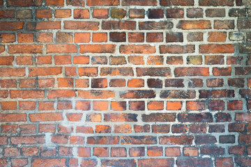 rot braune Backsteinwand Textur