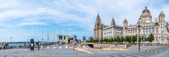 Liverpool Waterfront - obrazy, fototapety, plakaty