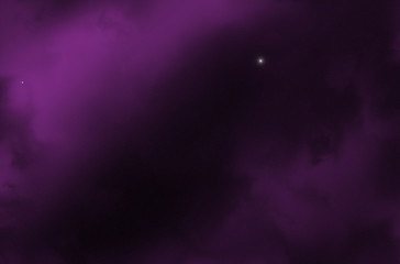 Colorful space nebula. Illustration, for use with projects on science, and education. Plasmatic nebula, deep outer space background with stars. Universe filled with stars, nebula and galaxy