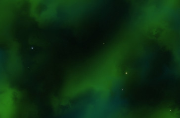 Colorful space nebula. Illustration, for use with projects on science, and education. Plasmatic nebula, deep outer space background with stars. Universe filled with stars, nebula and galaxy