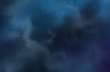 Colorful space nebula. Illustration, for use with projects on science, and education. Plasmatic nebula, deep outer space background with stars. Universe filled with stars, nebula and galaxy