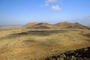 Fototapeta premium Vulcan Calderon Hondo Fuerteventura Spain