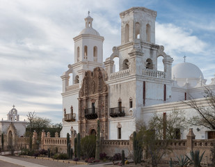 spanish style mission church side profile