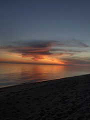 Fototapeta na wymiar Michigan Sunset