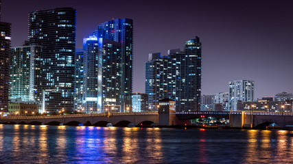 Fototapeta na wymiar Midtown Miami Cityscape