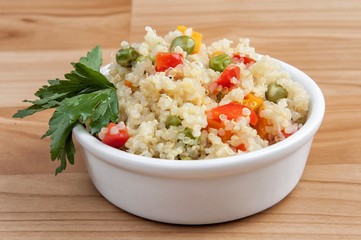 Quinoa with vegetables