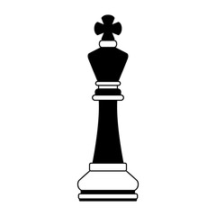 Chess game piece vector illustration graphic design