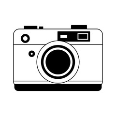 Vintage photographic camera vector illustration graphic design