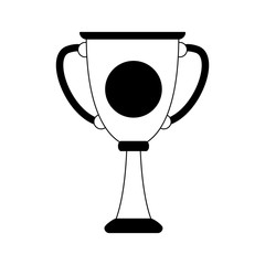 Trophy cup isolated vector illustration graphic design