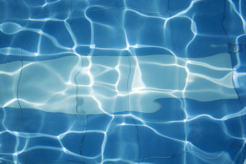 Swimming pool water background.