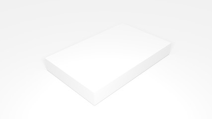 Blank Box For Mockup Top View