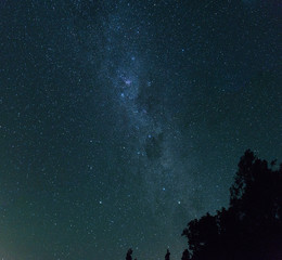 Milky way seen from Patagonia