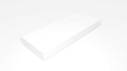 Fototapeta premium Blank Box For Mockup Top View