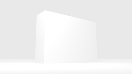 Blank Box For Mockup Front View