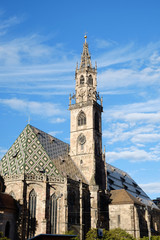 Fototapeta na wymiar Dominican church in Bozen Syouth Tyrol