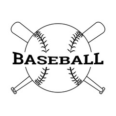 Abstract baseball label