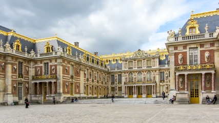 Fototapeta na wymiar Versailles, France: Versailles Palace near Paris, France.