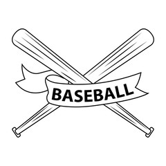 Abstract baseball label