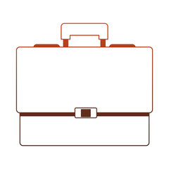 Business briefcase symbol isolated vector illustration graphic design