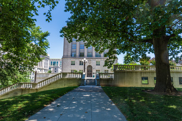 The Pennsylvania State Capitol and Park in Harrisburg, Pennsylvania