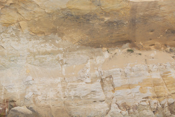 Lime rock wall, texture.