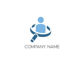 magnifying glass logo