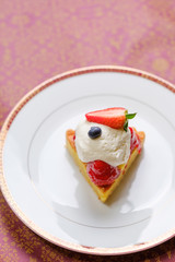 いちごのタルトケーキ