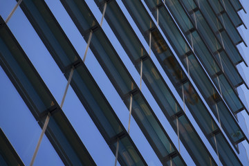 glass windows of building