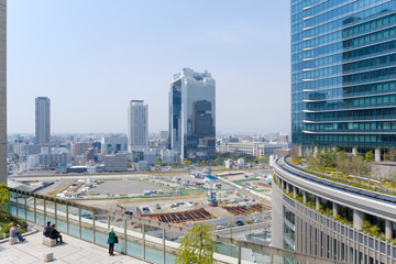 梅田の開発風景